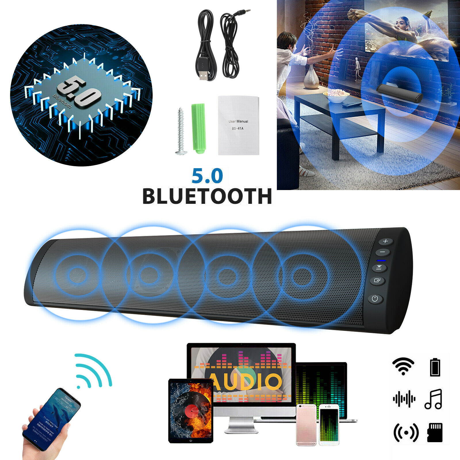 Samsung HW-A550 2.1ch Soundbar with Dolby Digital 5.1