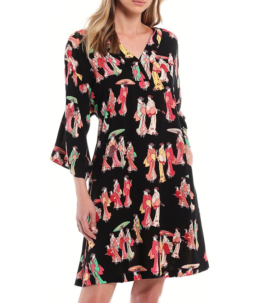 Sleep Sense Wallpaper Printed Short Sleeve Jersey Knit Sleepshirt