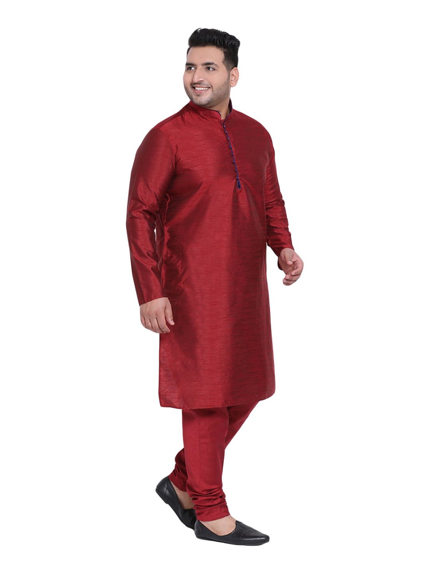 Hangup Maroon Regular Fit Kurta Bottom Set