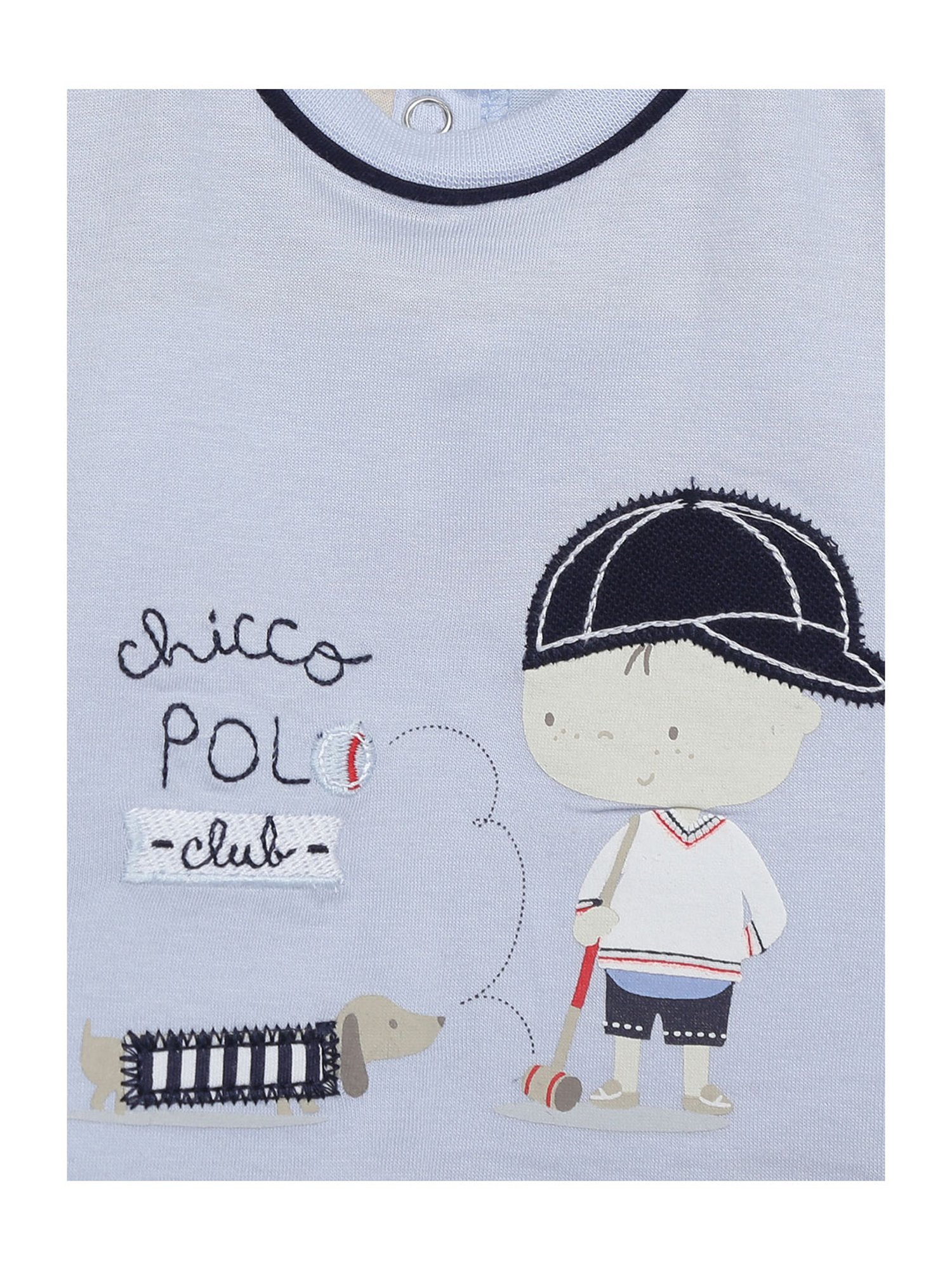 Chicco Kids Light Blue Printed T-Shirt