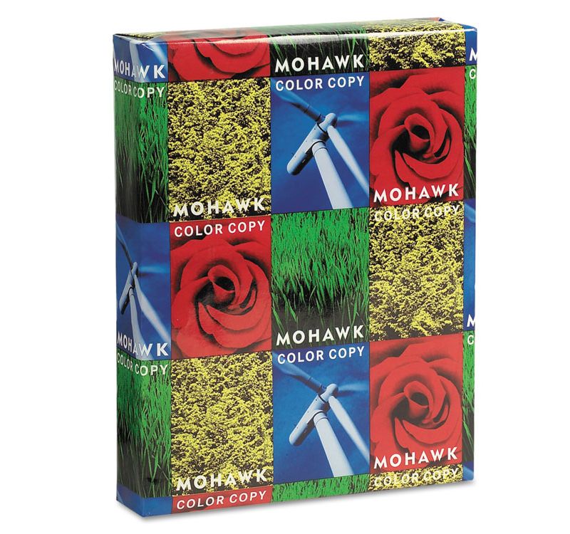 Mohawk Copier Gloss Paper 94 Brightness 32lb 8-1/2 x 11 Pure White 500 Sheets 36201