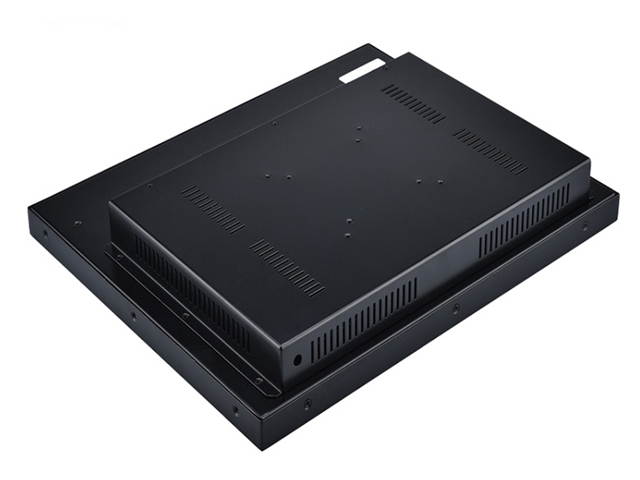 19" Industrial Panel PC,All in One Computer,Intel Quad Core J1900,Taiwan 5 Wire Touch Screen,Windows 7/10,Linux,(Black),[1VGA/3USB2/1USB3/1LAN/3COM/FAN],(4G RAM/64G SSD)