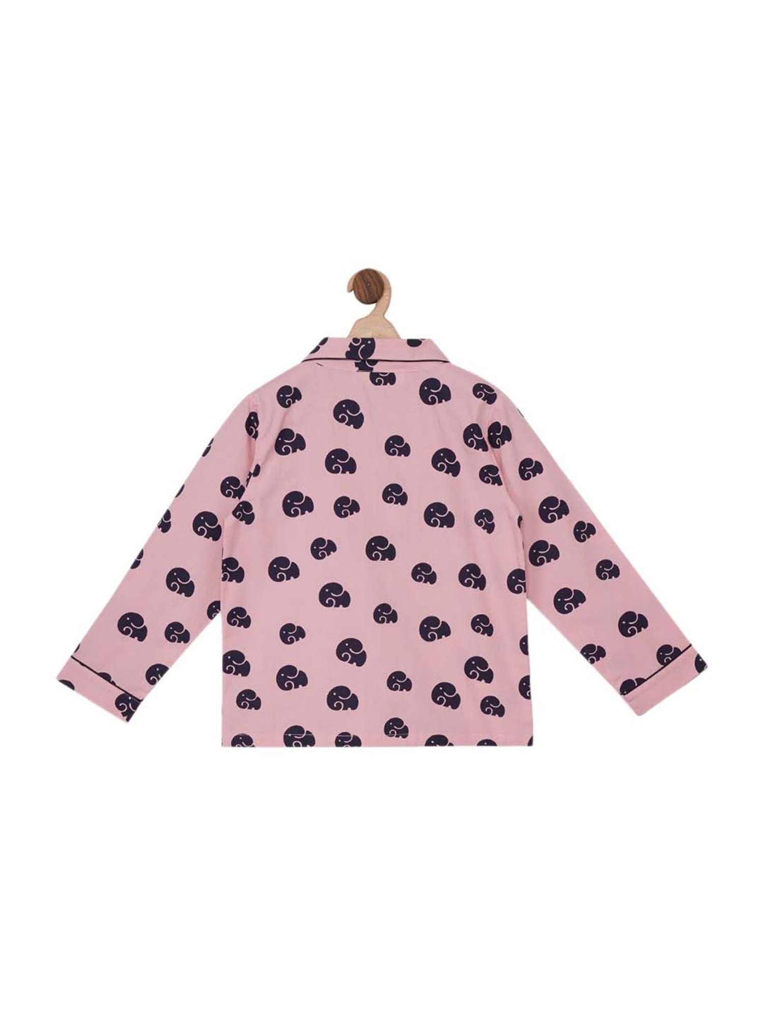 Fluffalump Boys Multicolor Cotton Printed Nightwear Top & Pants Set