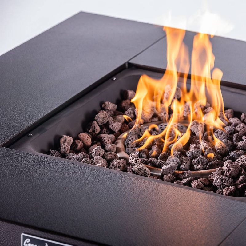 Square Fire Pit Table 38" - Legacy Heating