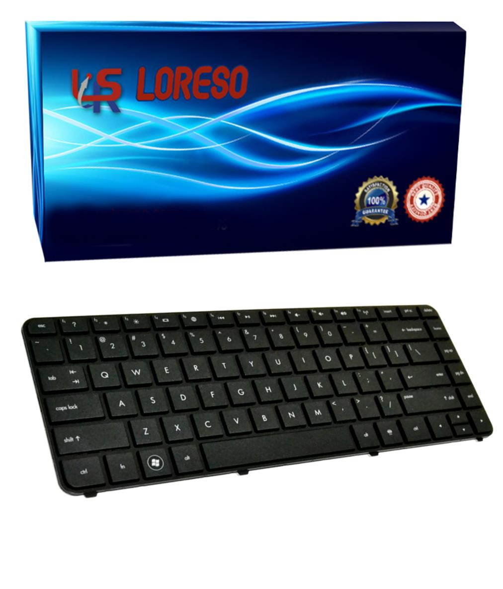 Loreso Compatible Laptop Keyboard Replacement for HP Pavilion G4 G4-2000 680555-001 698188-001 697443-001 683196-001 LKB-HC33B - Black
