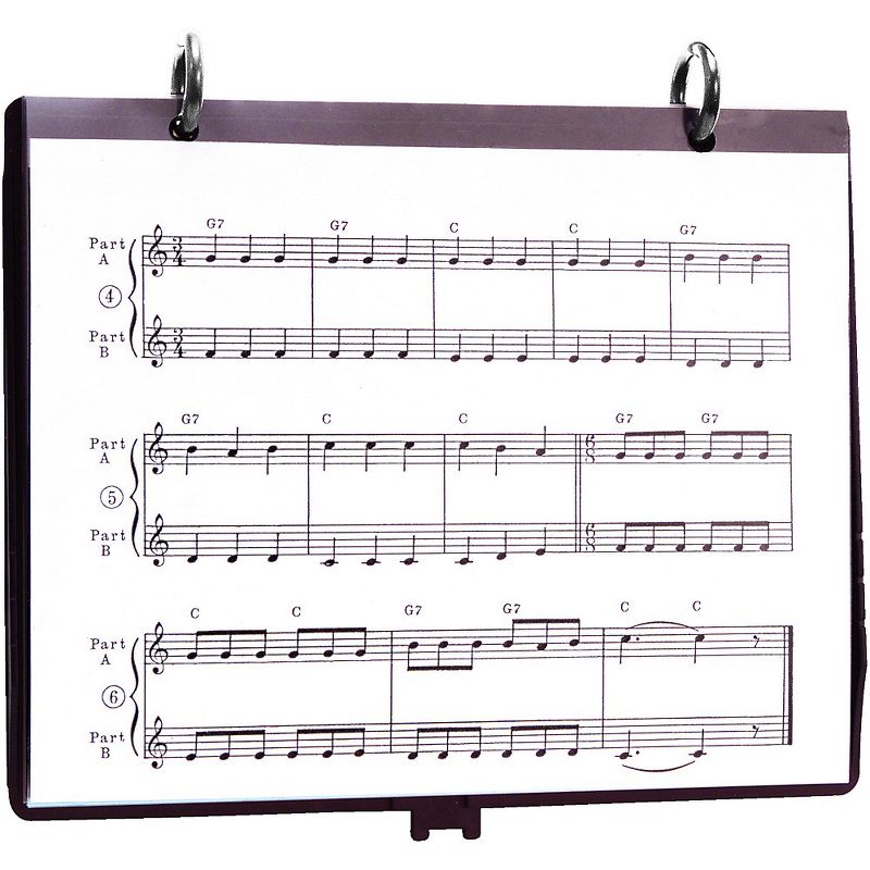 Protec Elastic Band Music Folder Black