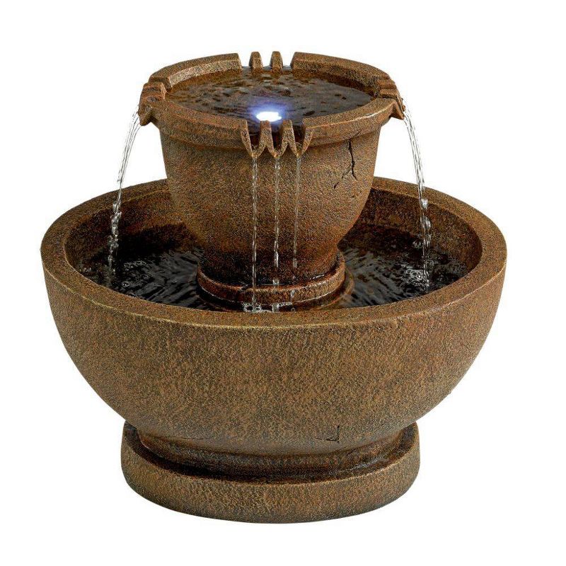 Richardson Oval Urns Cascading Garden Fountain - Acorn Hollow