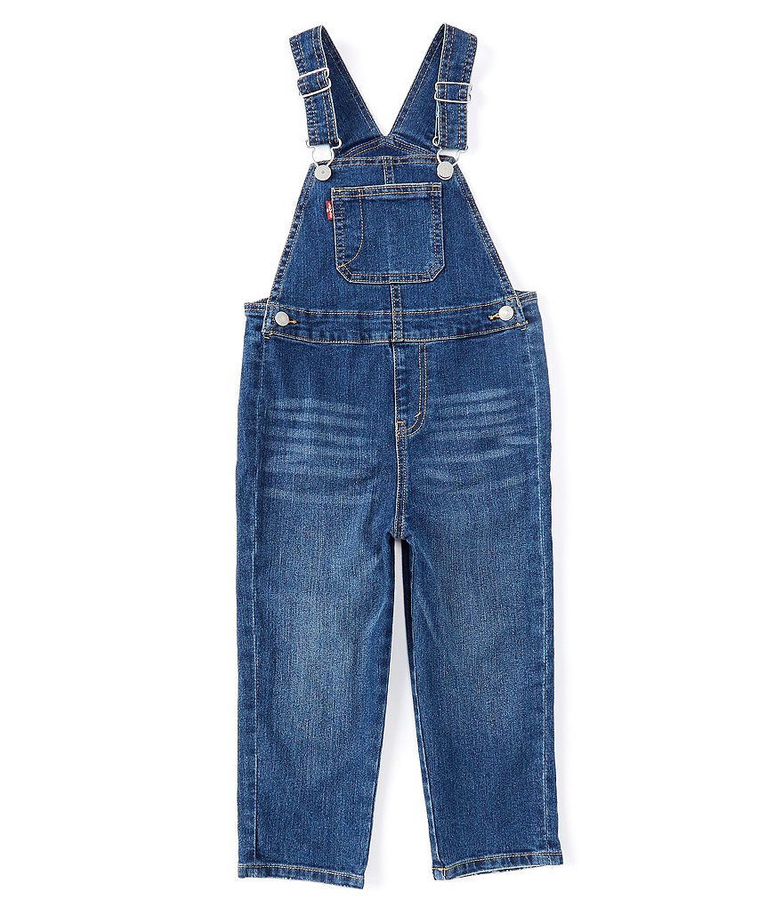 Levi's&reg; Little Boys 2T-4T Lightweight Stretch Denim Overalls
