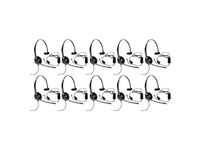 Plantronics Encore Pro HW510 with A10 10-pack Monaural Noise-Cancelling Headset