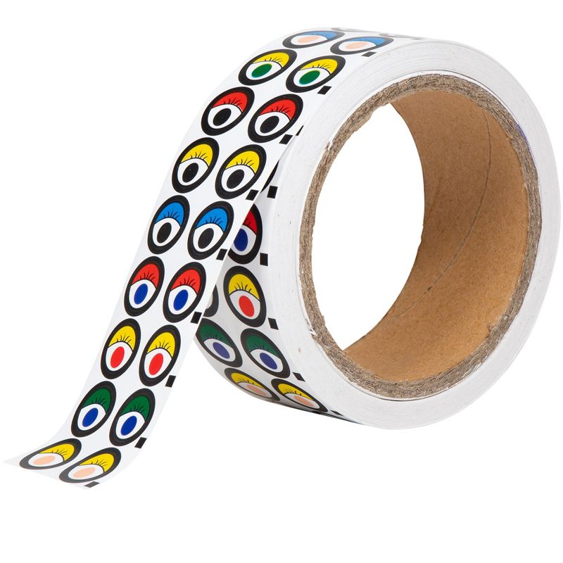 Ready 2 Learn Creative Sticker Roll - Eyes - Multicolor - 2,000 Self-Adhesive Stickers