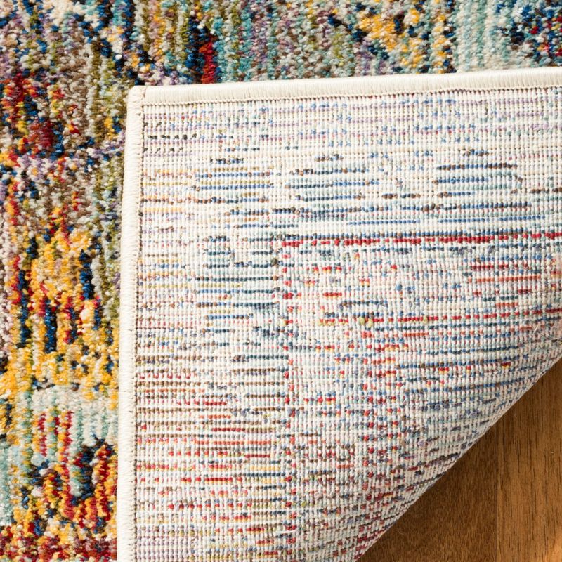 2'2"X8' Medallion Loomed Runner Gray/Cream - Safavieh