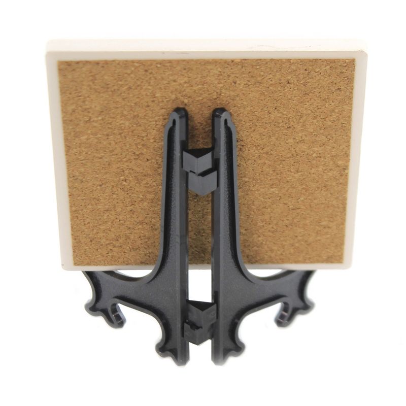 Animal 4.0" Doberman Cork Back Coaster Easel Sjt Enterprises  -  Coasters