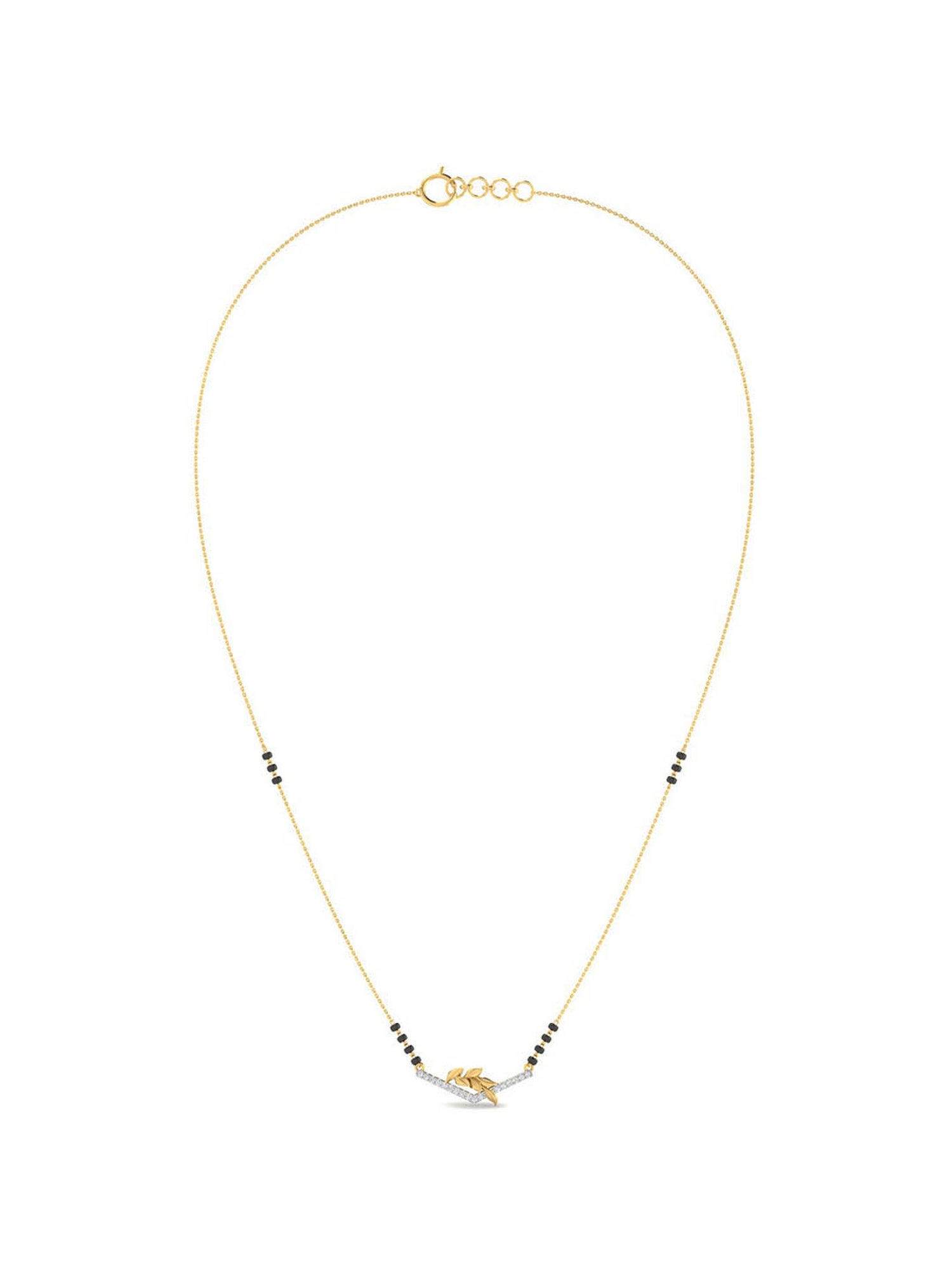 Waman Hari Pethe Jewellers 18k Gold & Diamond Mangalsutra for Women