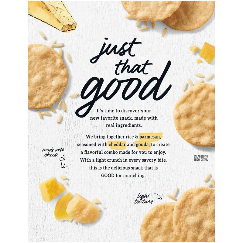 Good Thins Three Cheese Potato Chips - 3.5oz