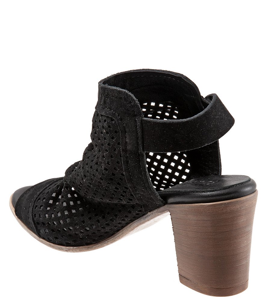 Bueno Udo Perforated Suede Slingback Sandals