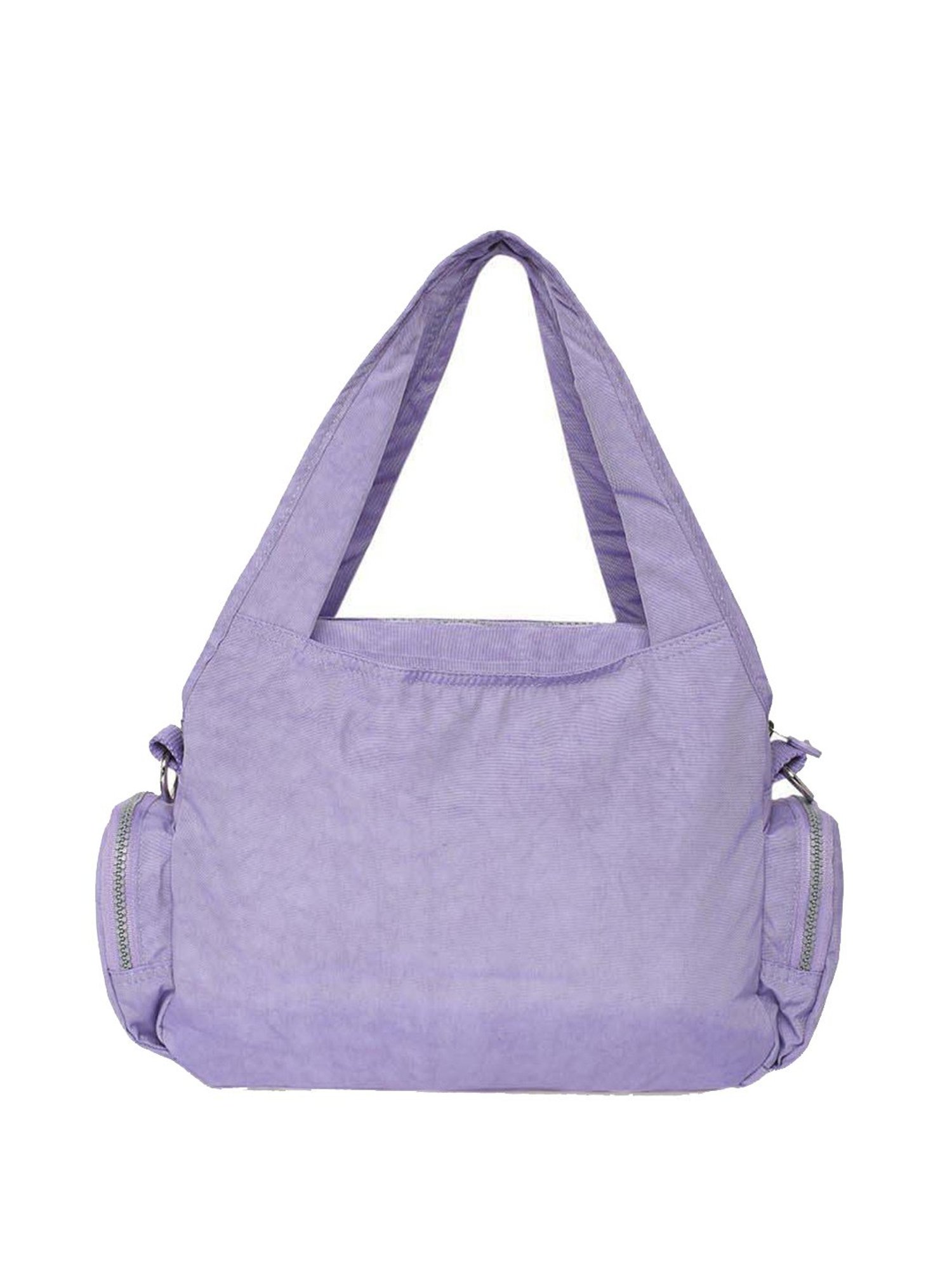 Baomi Purple Solid Medium Handbag