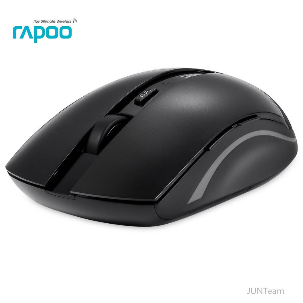 Original Rapoo X336 Mouse&keyboard Multimedia Wireless Keyboard and Mouse Combo for TV Laptops Desktops PC - 8200P Black