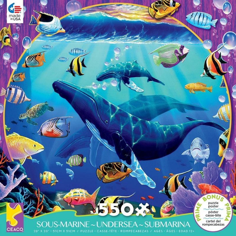 Ceaco Humpback Paradise Jigsaw Puzzle - 550pc