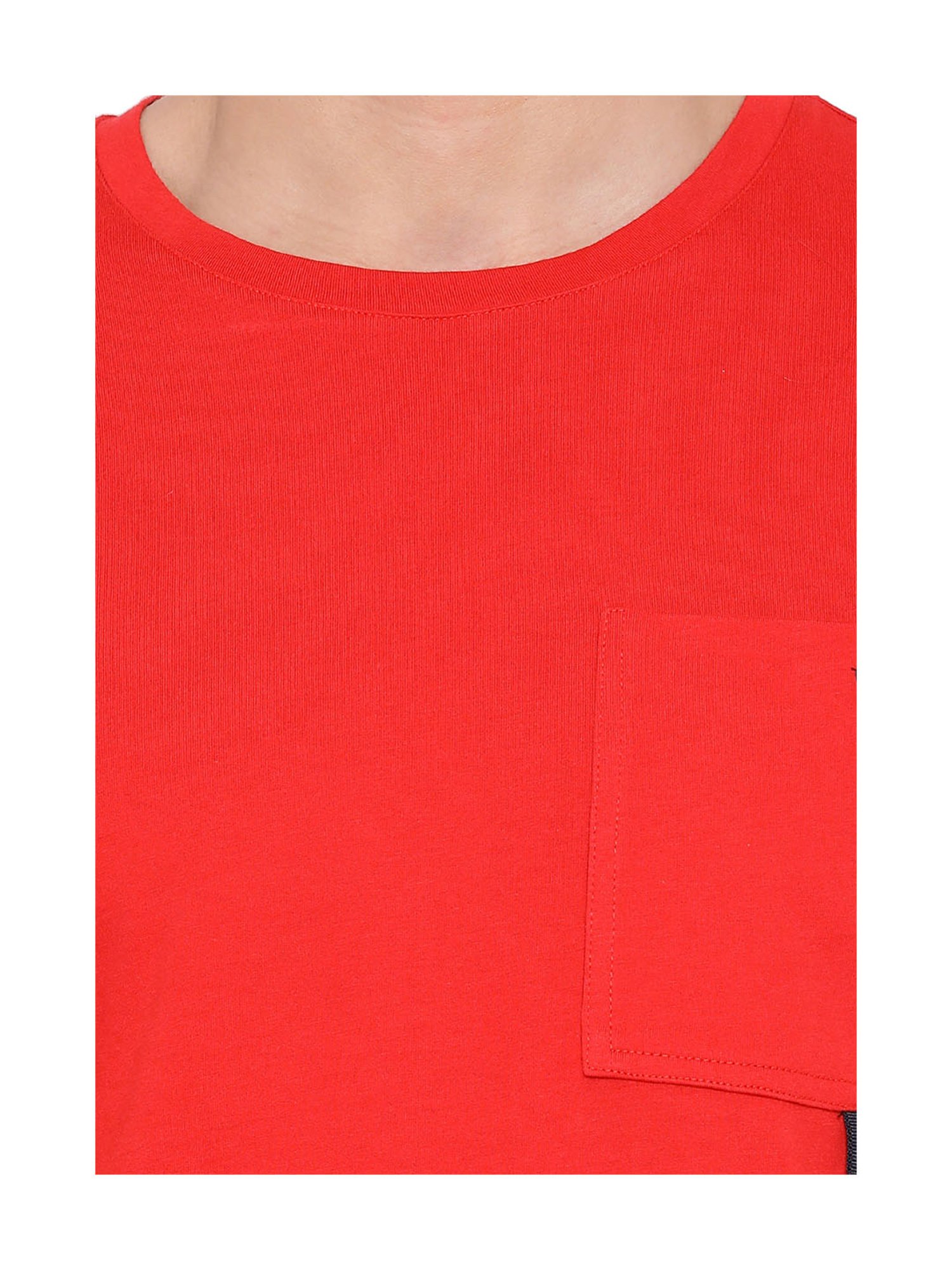 Antony Morato Red Slim Fit Cotton T-Shirt