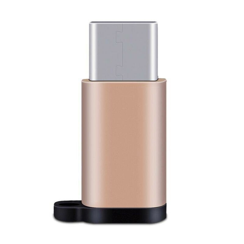 Micro USB to USB C Adapter, Micro USB to Type C Mini Converter, Grey