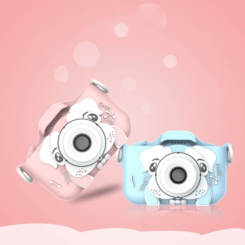 Q9 Children Digital Camera Mini Cartoon Toy Camera, Style:Dual Cameras