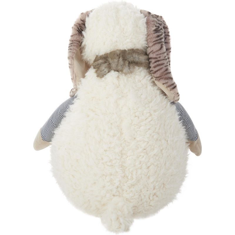 Mina Victory Plush Rabbit Ivory 20" x 27" Stuffed Animal