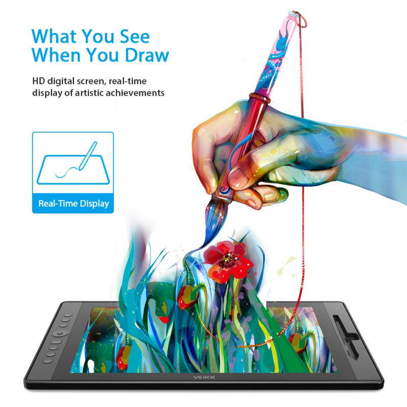 VEIKK P05 Digital Battery-Free Pen for VEIKK VK640 and VK1200 Drawing Display and Tablet