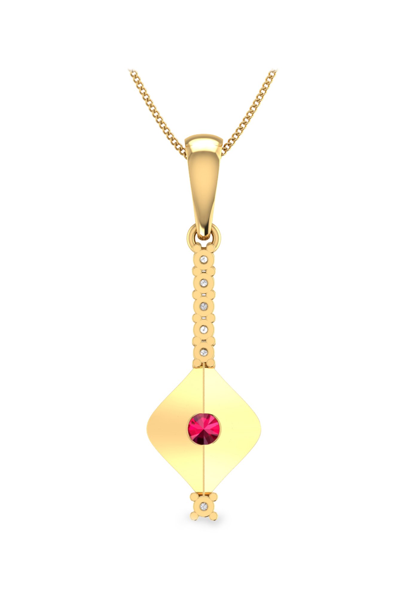 PC Jeweller Devland 22 kt Gold Pendant without Chain