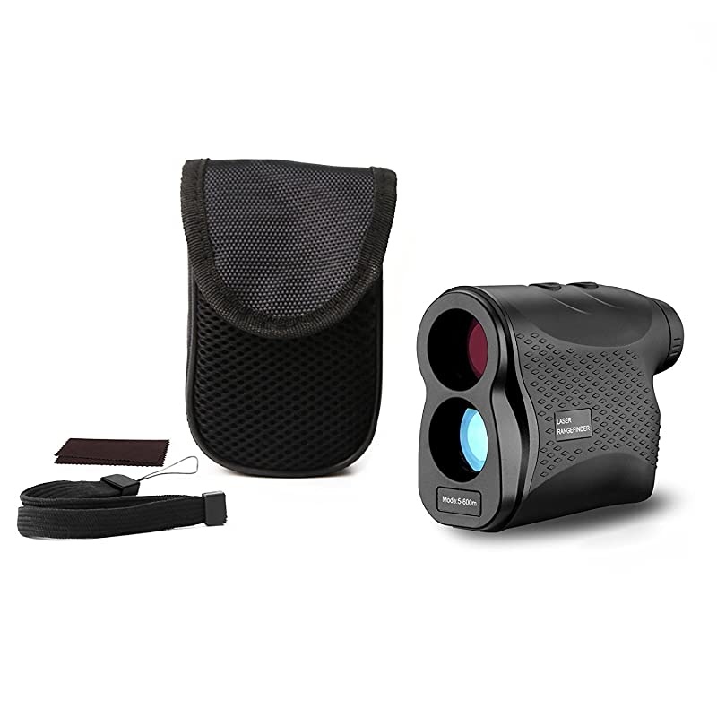 Laser Rangefinder,6X Magnification 656 Yards Waterproof Laser Range finder for Hunting and Golf with Accurate Range Scan, Slope, Pinseeker, Fog, Speed and Distance Measure