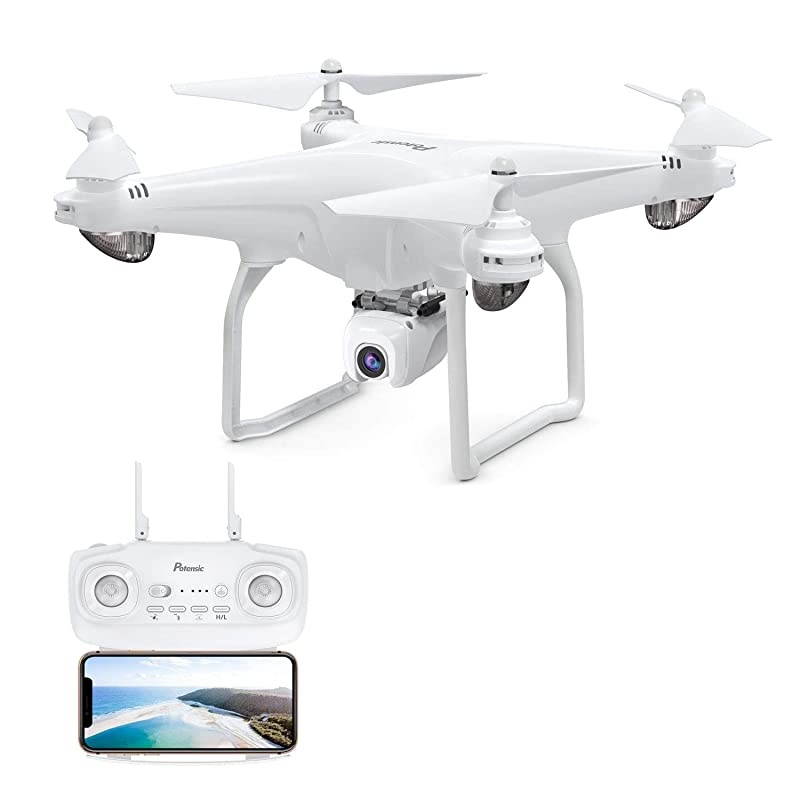 D58 GPS Drone with Camera for Adults 2K FHD, 5G WiFi Live Transmission, FPV RC Quadcotper for Beginner/Expert, Auto Return, 120 Angle Adjustable 90&deg; Lens, 18mins Flight Time, Follow Me