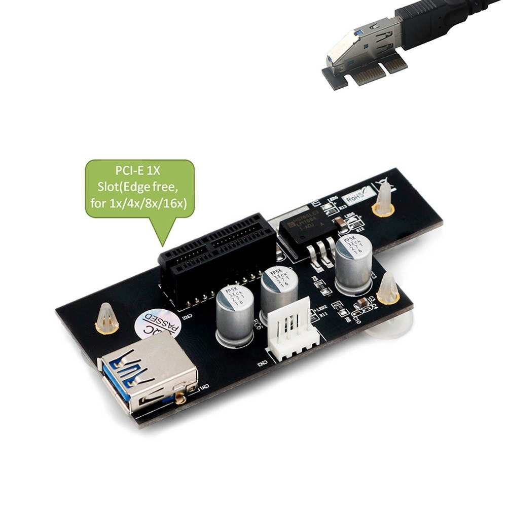 PCI Express Extension Cord PCI-E 1X to 1x/4x/8x/16x Extension Card Adapter Card