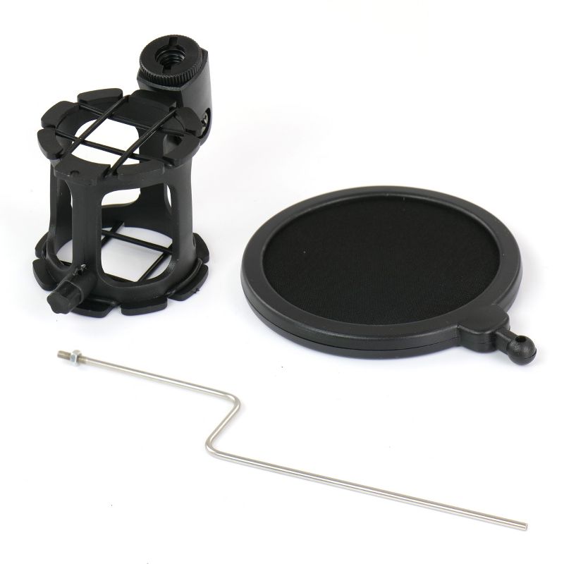 Technical Pro LiveShow3LM LED Goose Neck Selfie Light with Phone Holder and Pop Filter