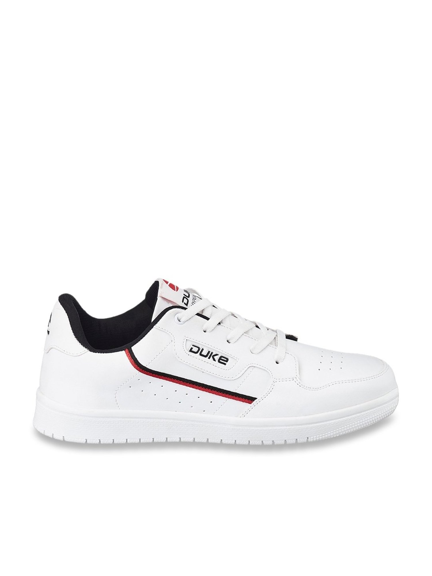 Duke Men's White Casual Sneakers