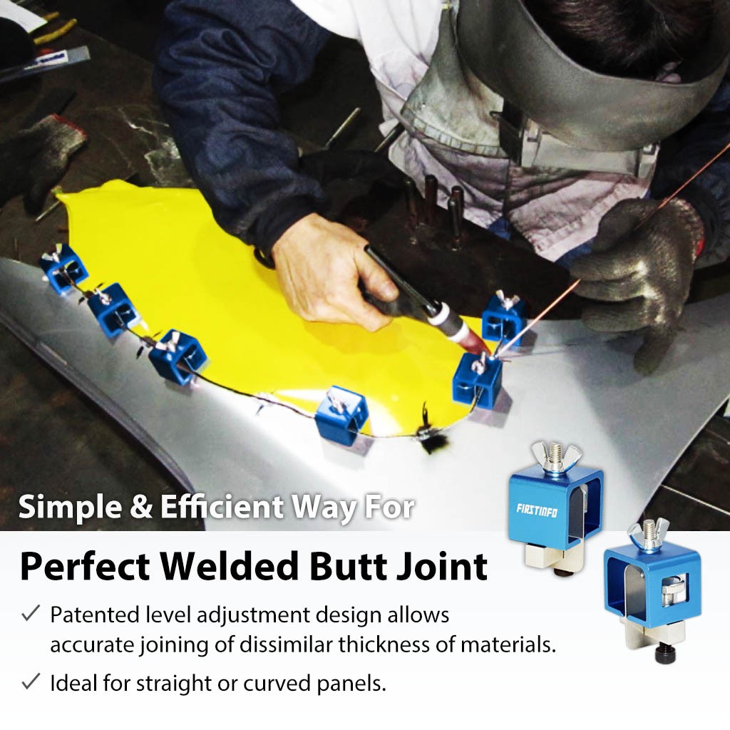 FIRSTINFO High Quality Auto Body / Car Body Sheet Metal Plate Butt Joint Welding Soldering Clamps Door Skin Panel Fender
