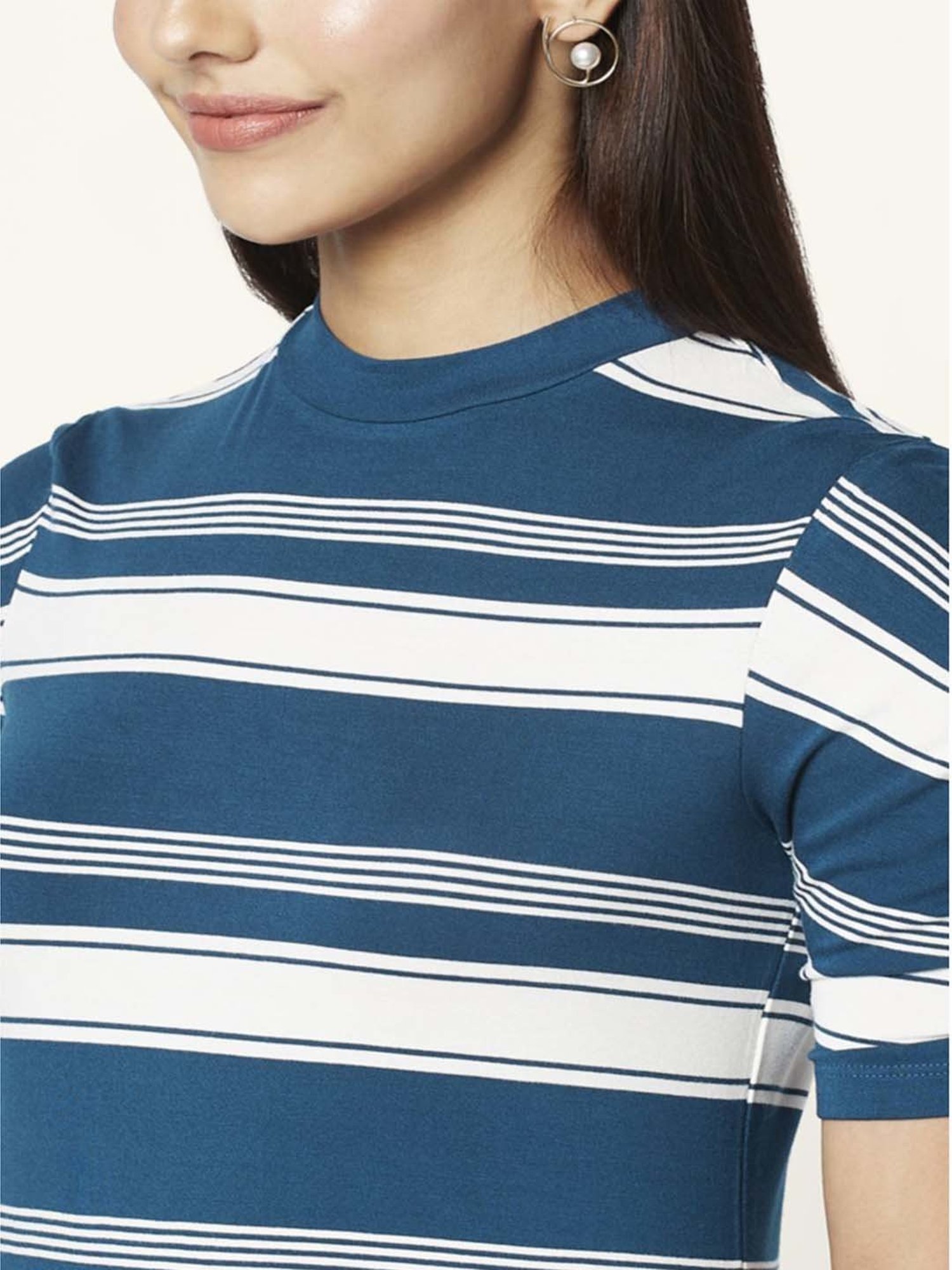 Fame Forever by Lifestyle White Cotton Printed T-Shirt