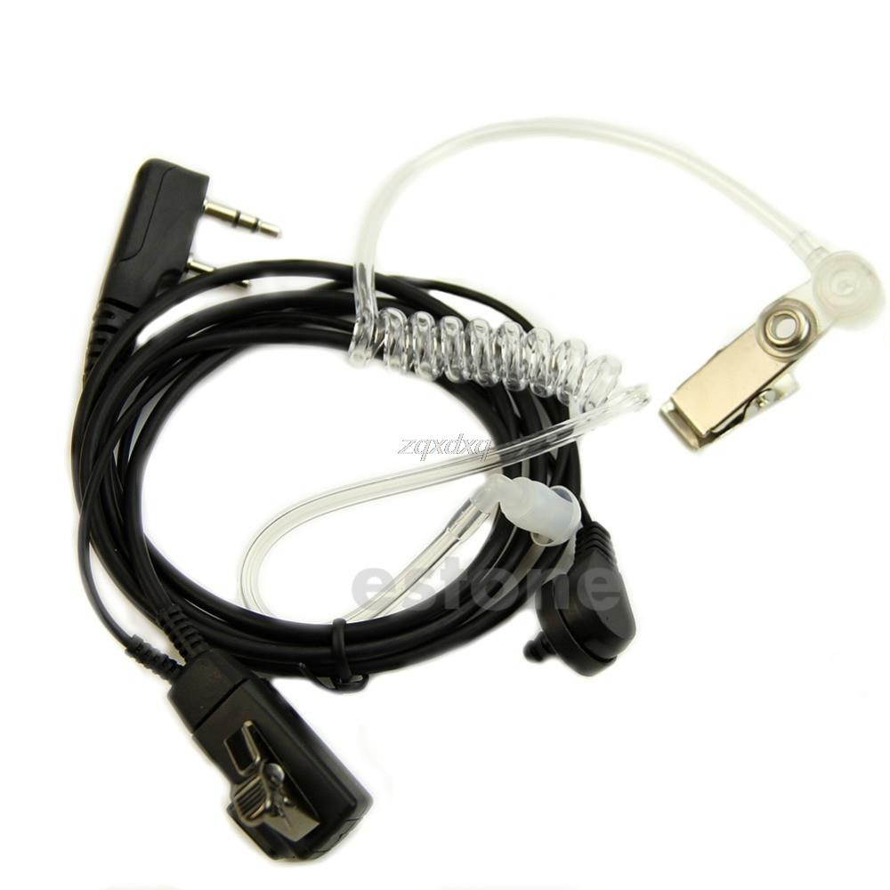 New Baofeng Throat Mic Air Tube Earpiece Headset for Baofeng UV5R BF-888s Oct30 Drop ship