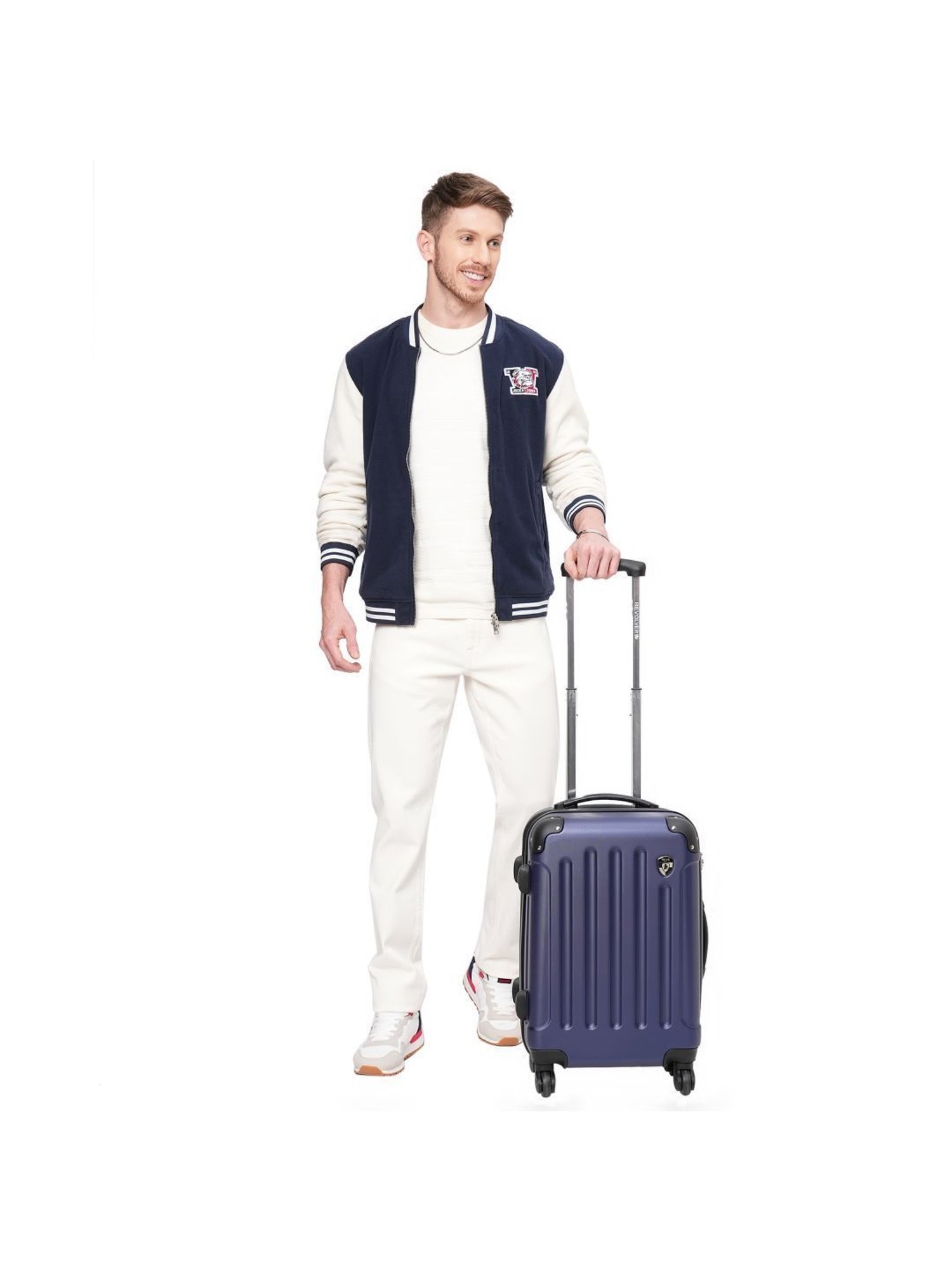 HEYS Revolver Cobalt Textured Hard Cabin Trolley Bag -21 cm