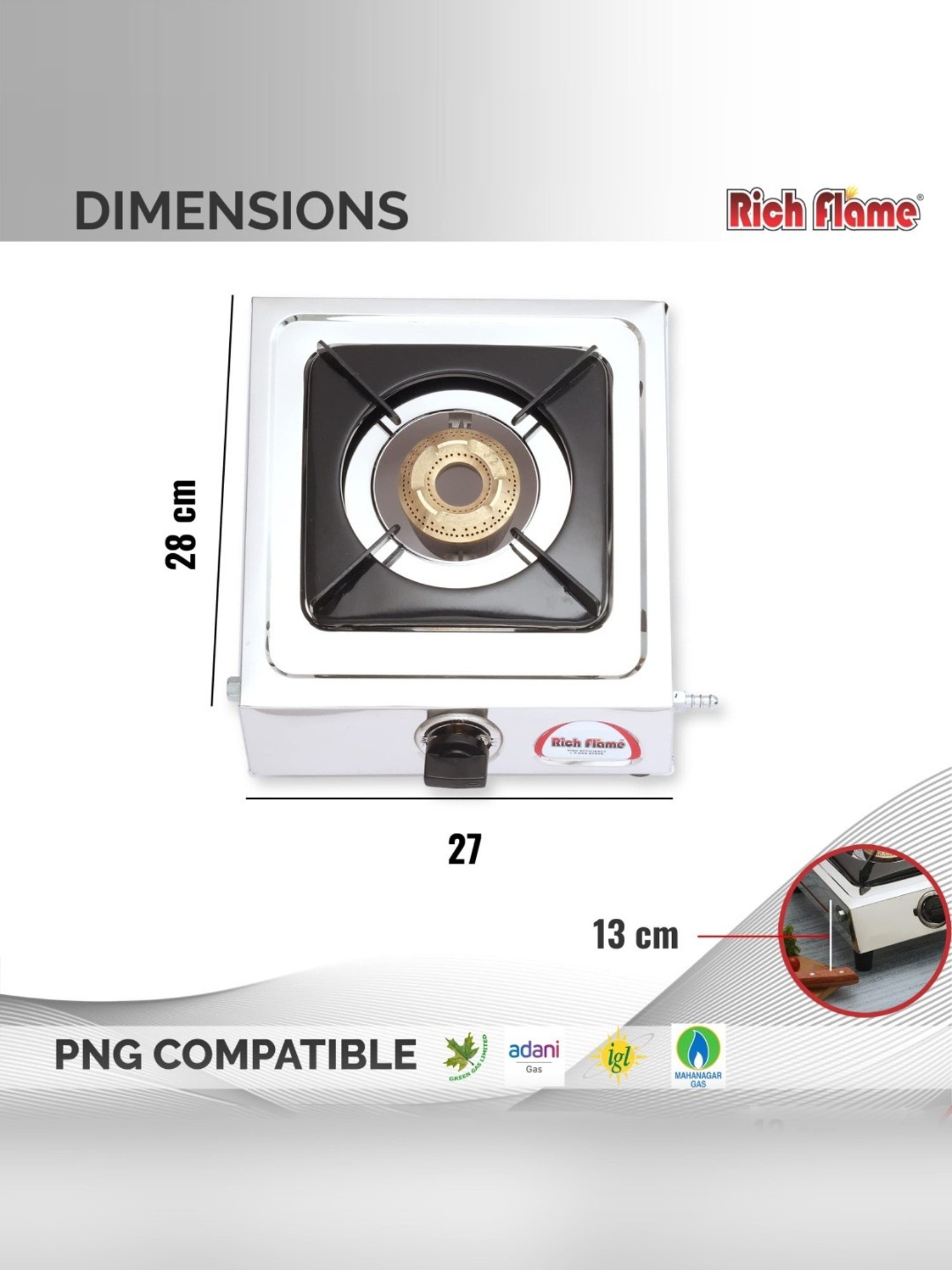 Range Kleen 4pc Porcelain Drip Pan Set Black