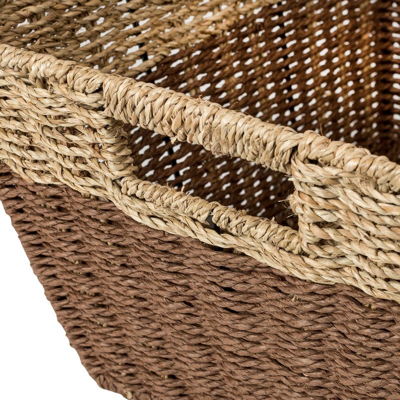 Honey-Can-Do 3pc Nested Rectangle Baskets Brown
