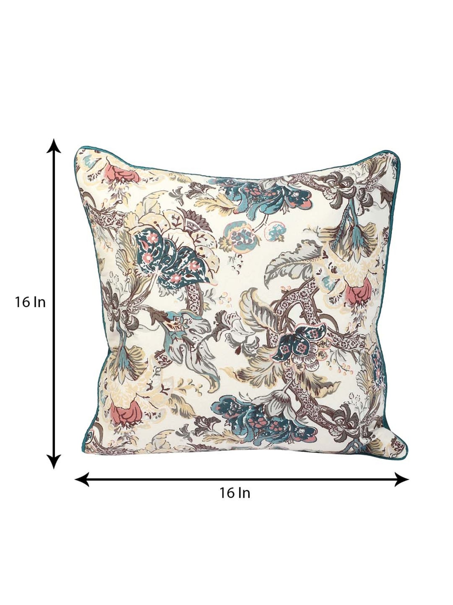 MFD HOME Furnishing Multicolour Cotton Cushion Cover - Set of 5