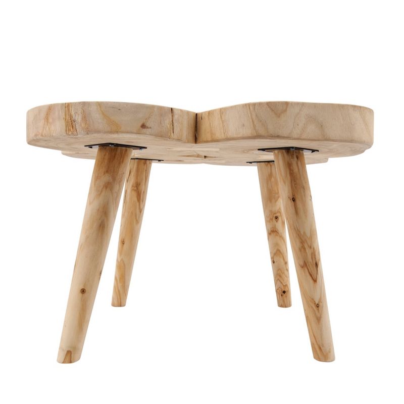 17" Wooden Accent Table Natural - Sagebrook Home