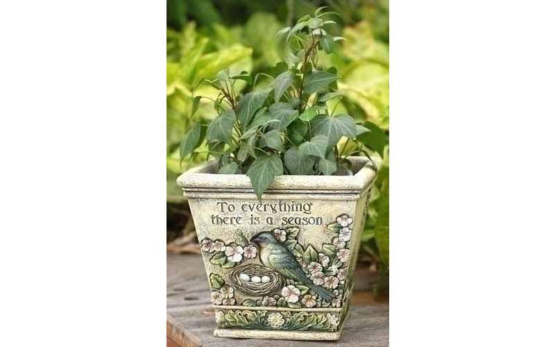 Set of 2 Planters with Stand Gold - CosmoLiving by Cosmopolitan