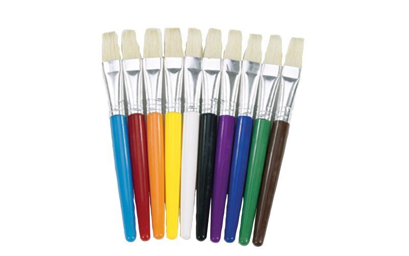 Chenille Kraft 30 Flat Stubby Paint Brushes