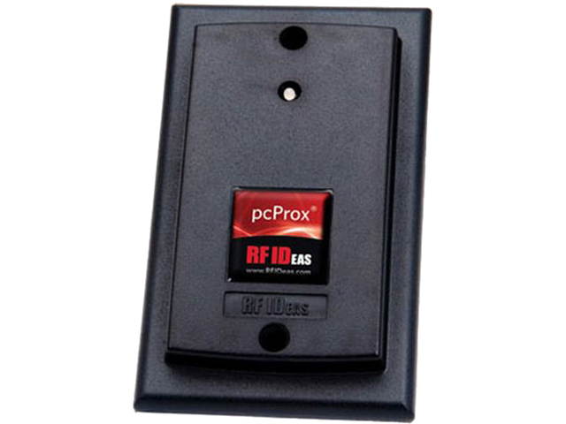 RF IDeas RDR-60W1AKU pcProx Enroll HID Prox Wallmount Black USB Reader