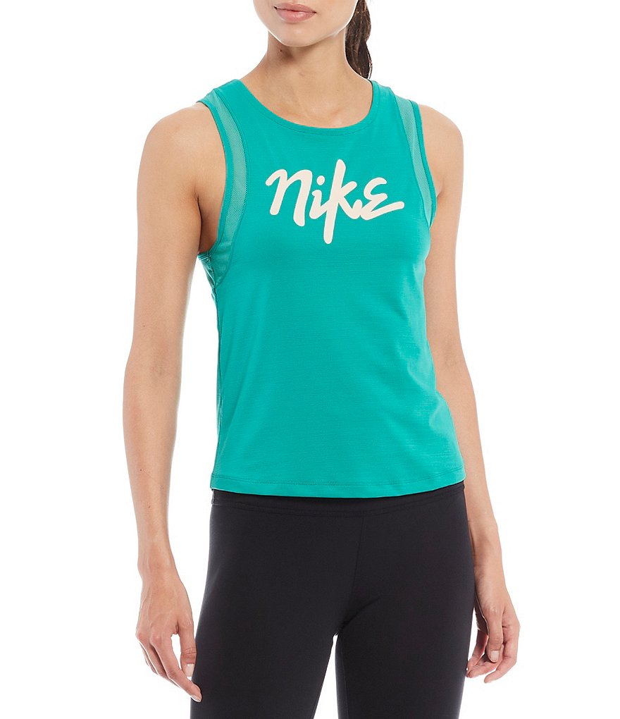 Nike Lightweight Sleeveless Mesh Detail Running Tank