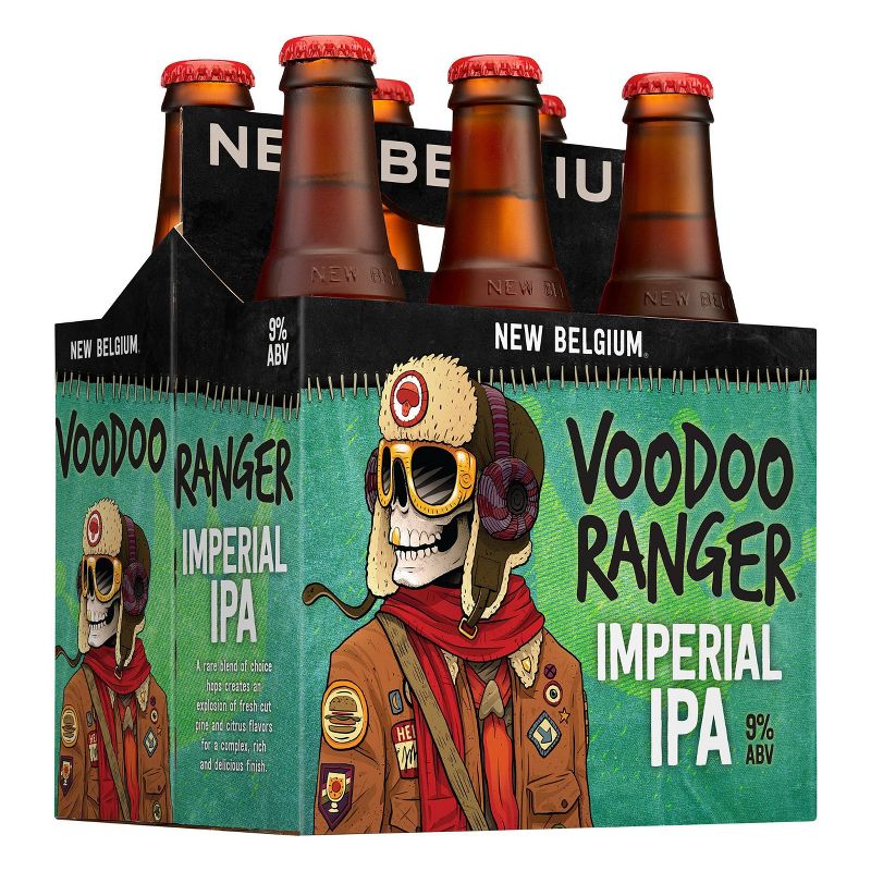 New Belgium Voodoo Ranger Imperial IPA Beer - 6pk/12 fl oz Bottles