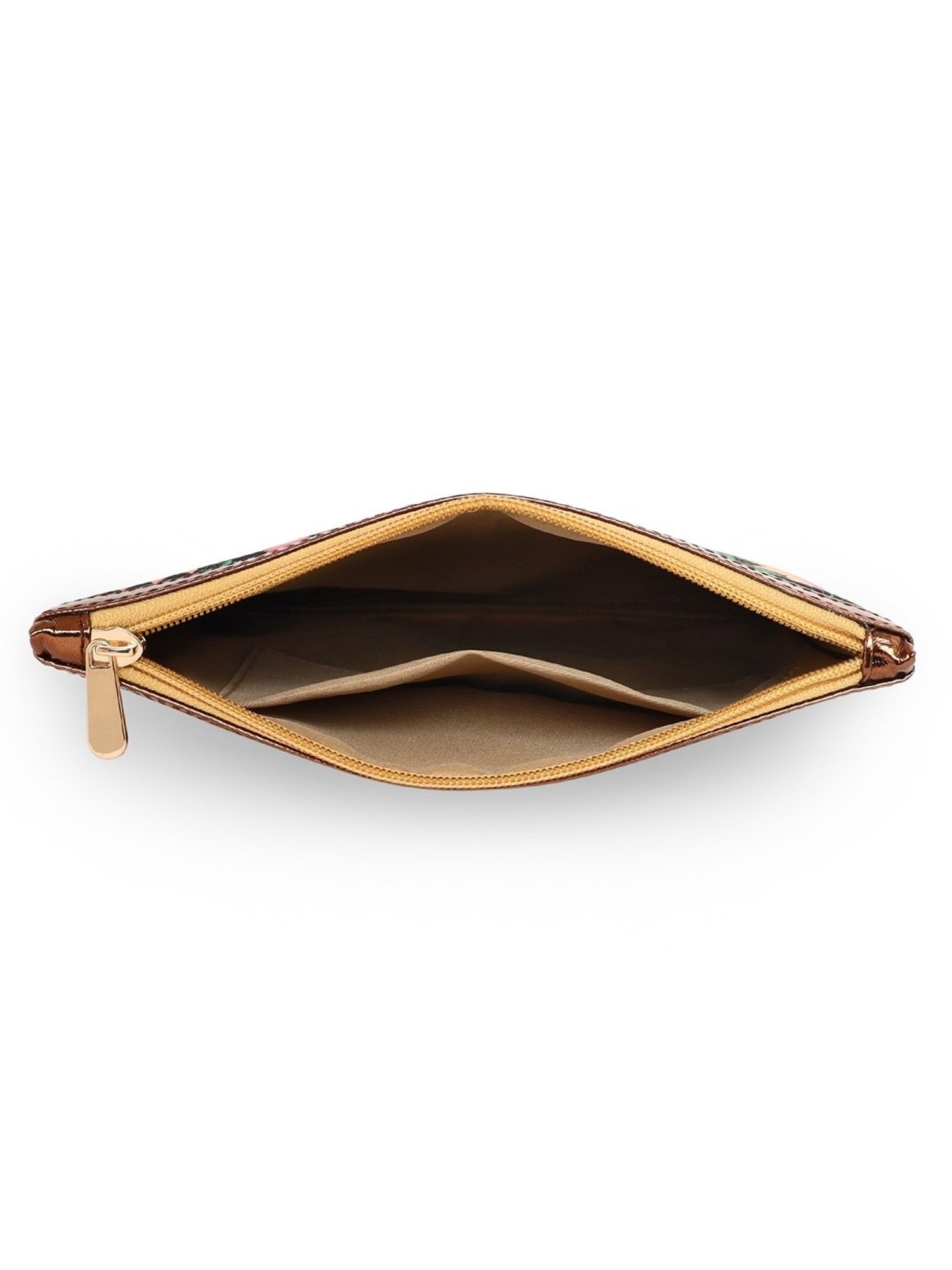 Sabhyata Peacock Multicolor Printed Small Pouch for Women