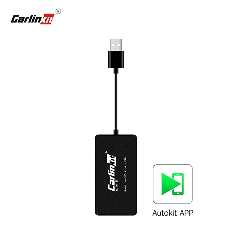 CarPlay Wireless to Android Head Unit, and Wired Android Auto, USB Dongle Compatible with all Android 4.4 or above Car Radio USB connection, Support Online Upgrade of APP & Box Version