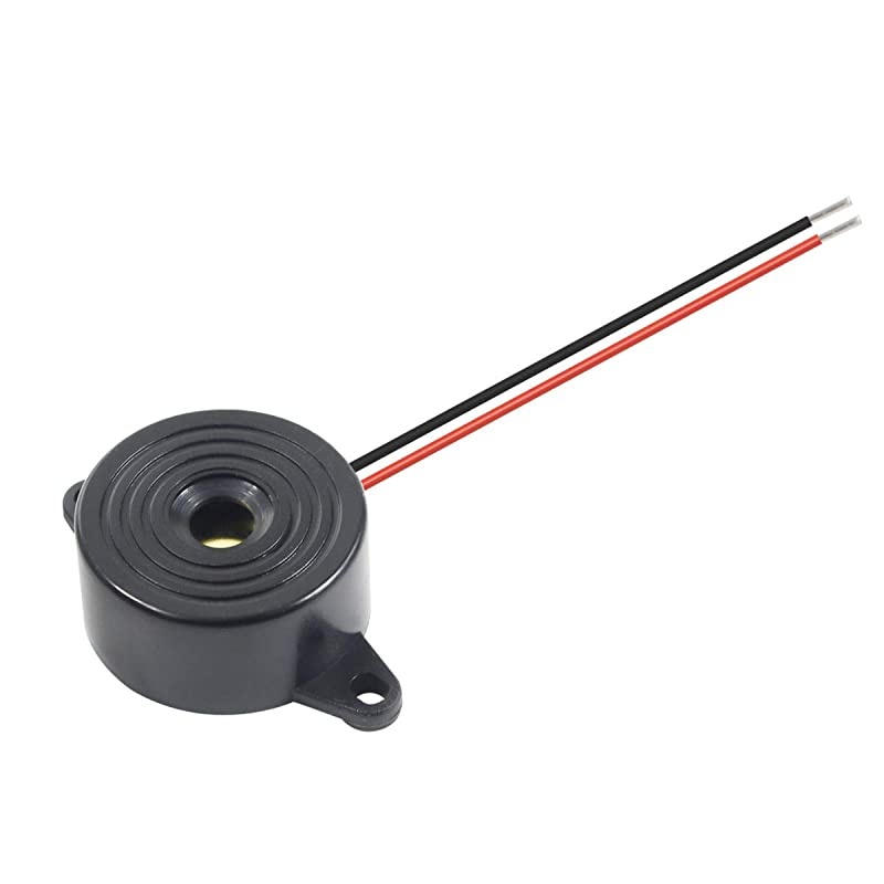 Active Piezo Buzzer 90 db with Industrial Audio Inside 2Wire Leads Electric Alarmer DC 324V 10Pcs