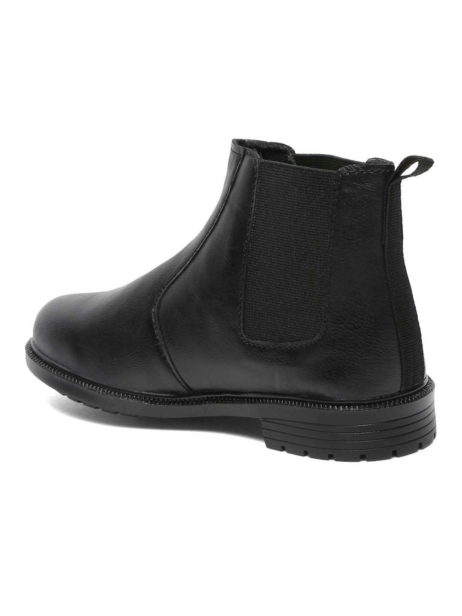 Tiny Bugs Kids Black Casual Boots